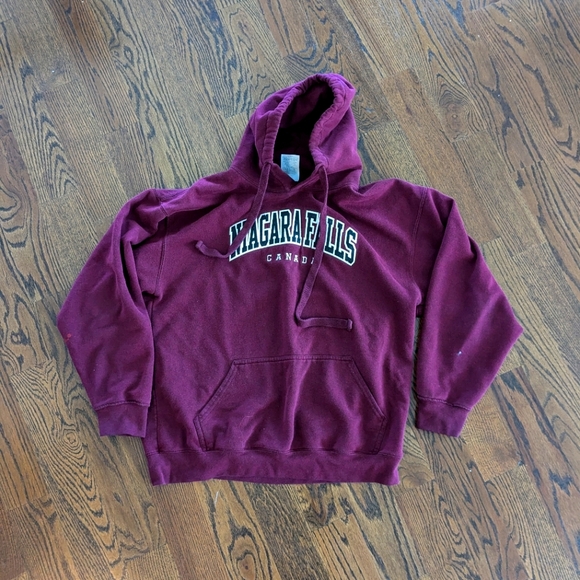 Niagara falls hoodie burgundy - Picture 1 of 2